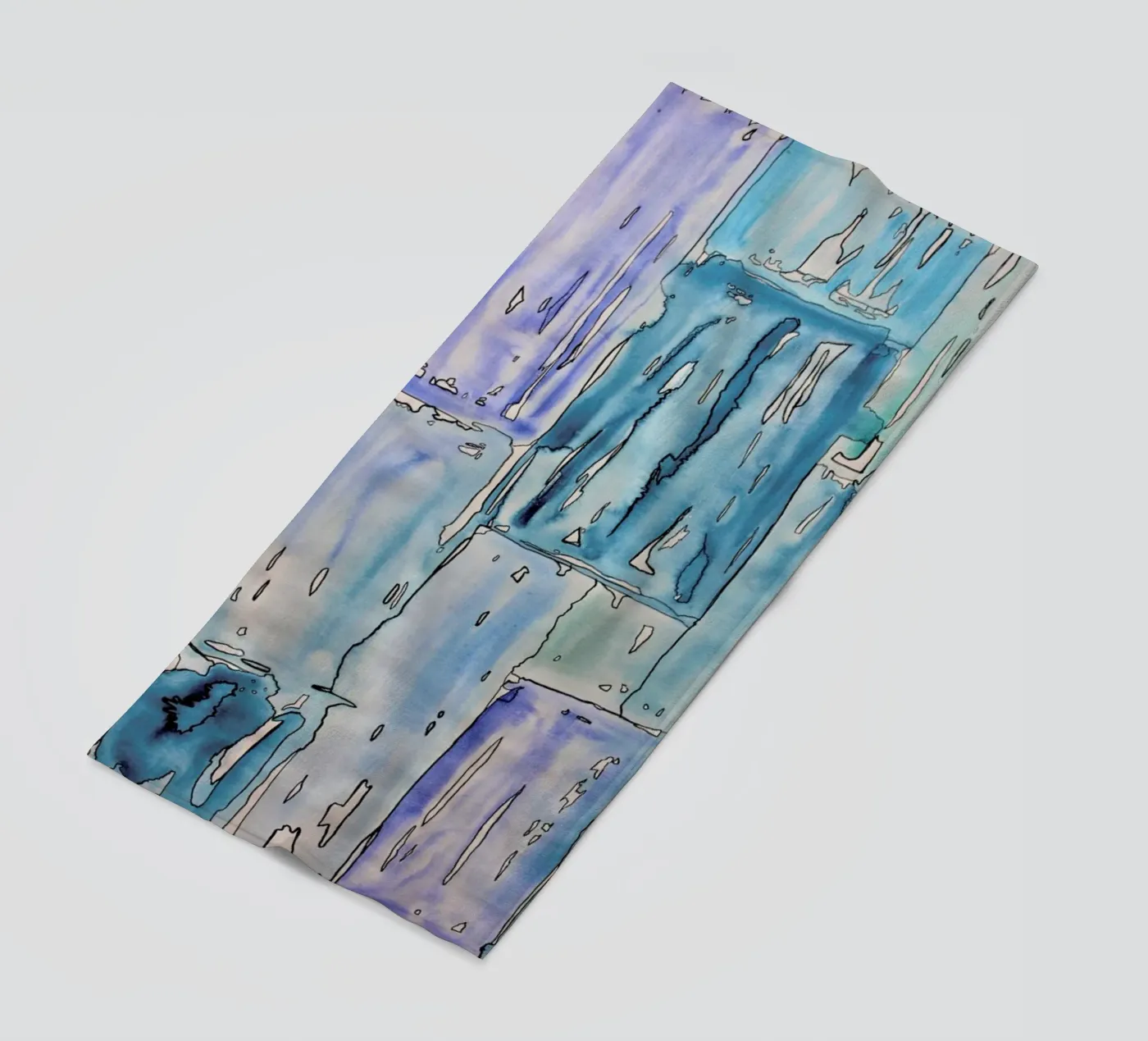 COLOUR-CODE BLUE beach towel by FRITSCH&FRITSCH