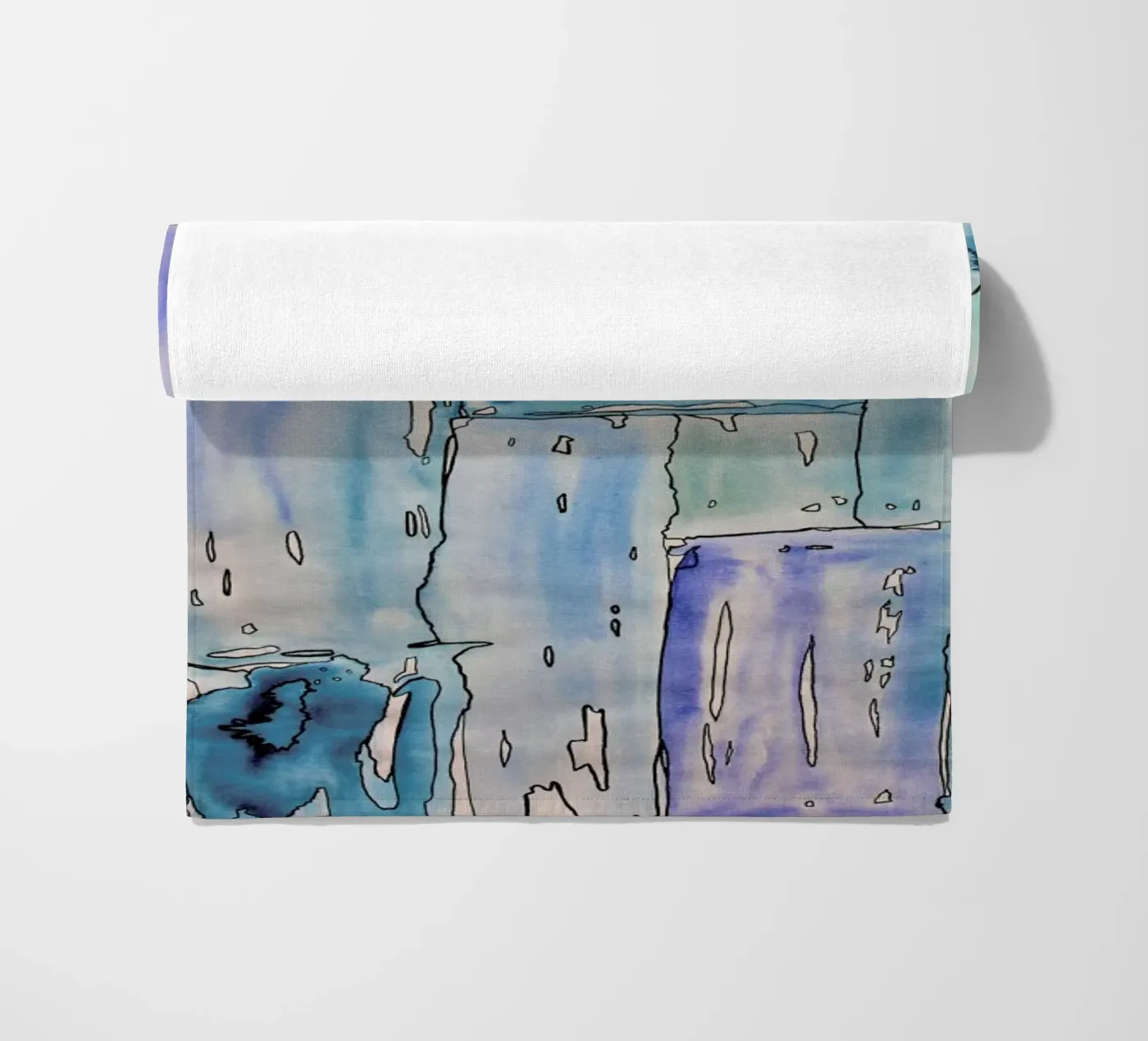 COLOUR-CODE BLUE beach towel by FRITSCH&FRITSCH