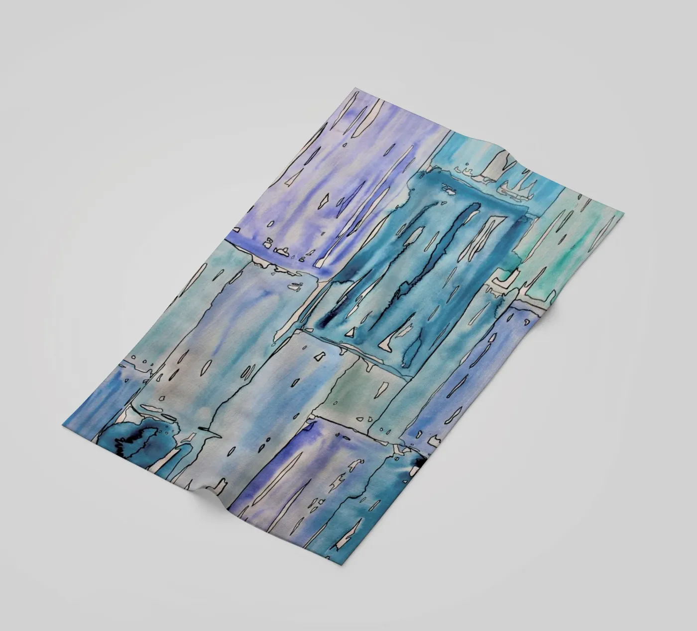 COLOUR-CODE BLUE beach towel by FRITSCH&FRITSCH