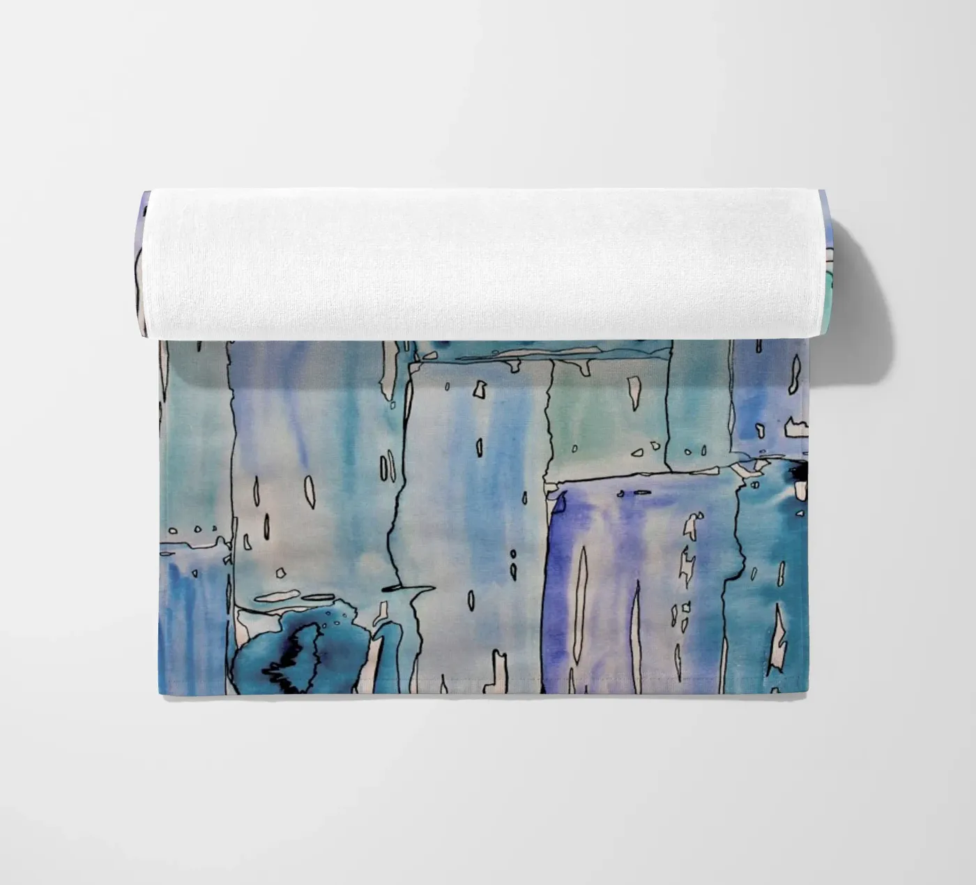 COLOUR-CODE BLUE beach towel by FRITSCH&FRITSCH