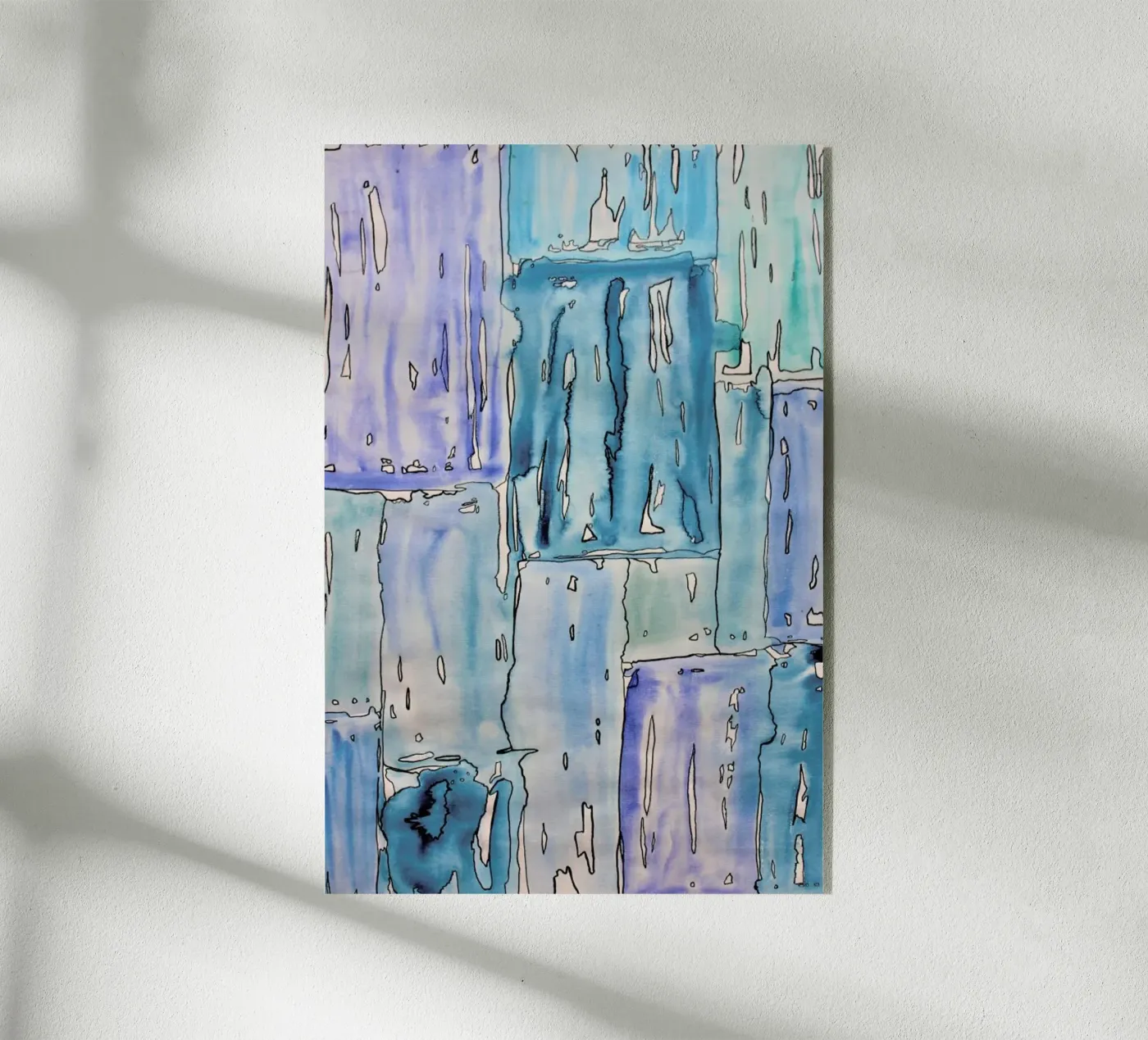 COLOUR-CODE BLUE acryl van FRITSCH&FRITSCH