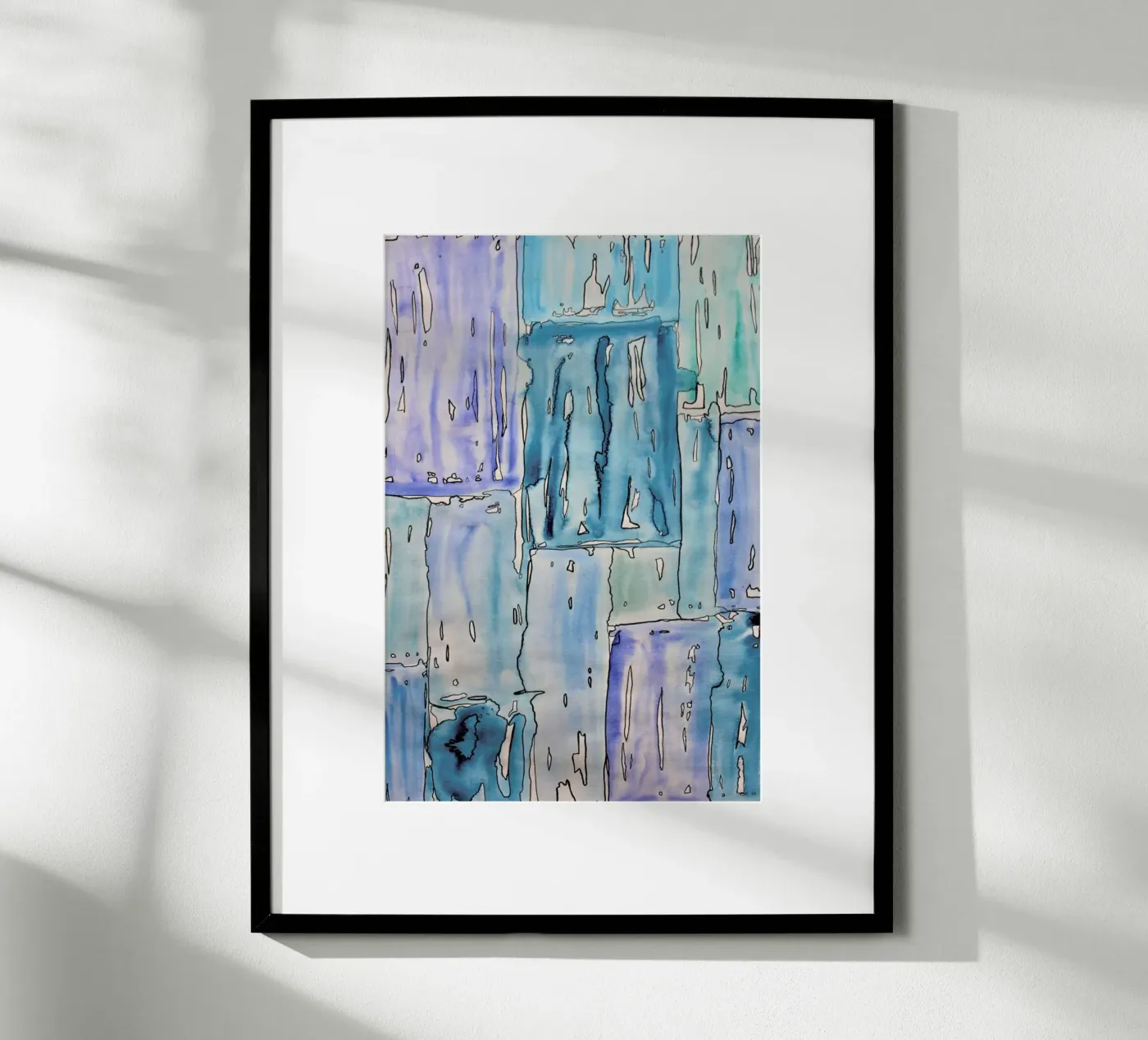 COLOUR-CODE BLUE Poster von FRITSCH&FRITSCH