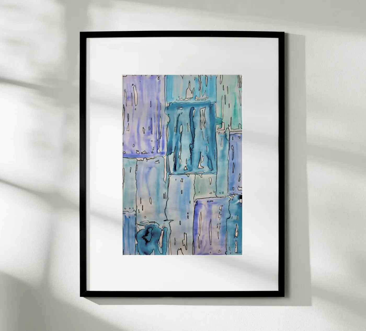 COLOUR-CODE BLUE poster van FRITSCH&FRITSCH