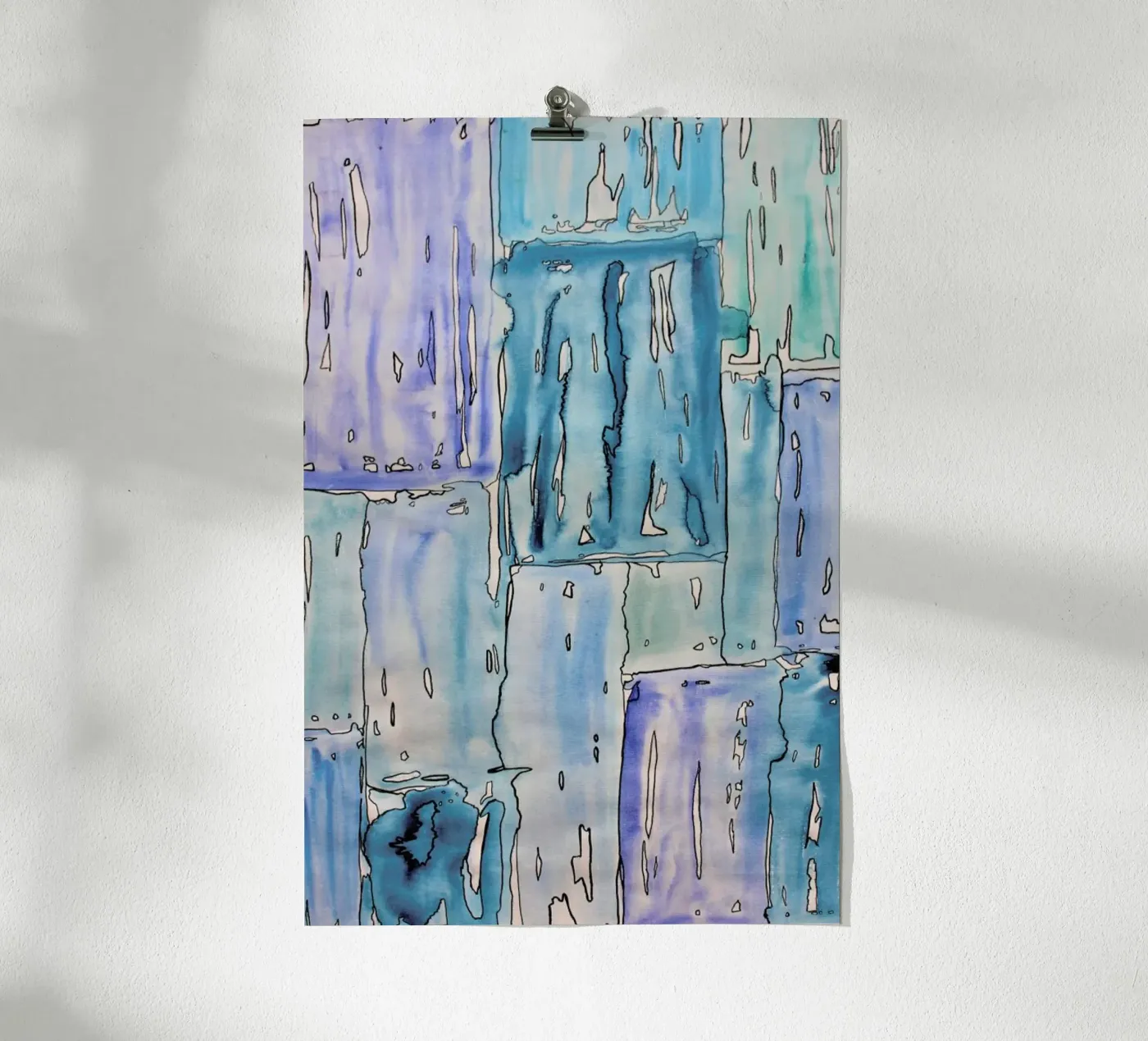 COLOUR-CODE BLUE Poster von FRITSCH&FRITSCH