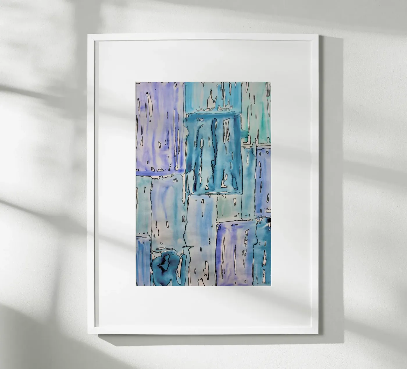 COLOUR-CODE BLUE poster van FRITSCH&FRITSCH