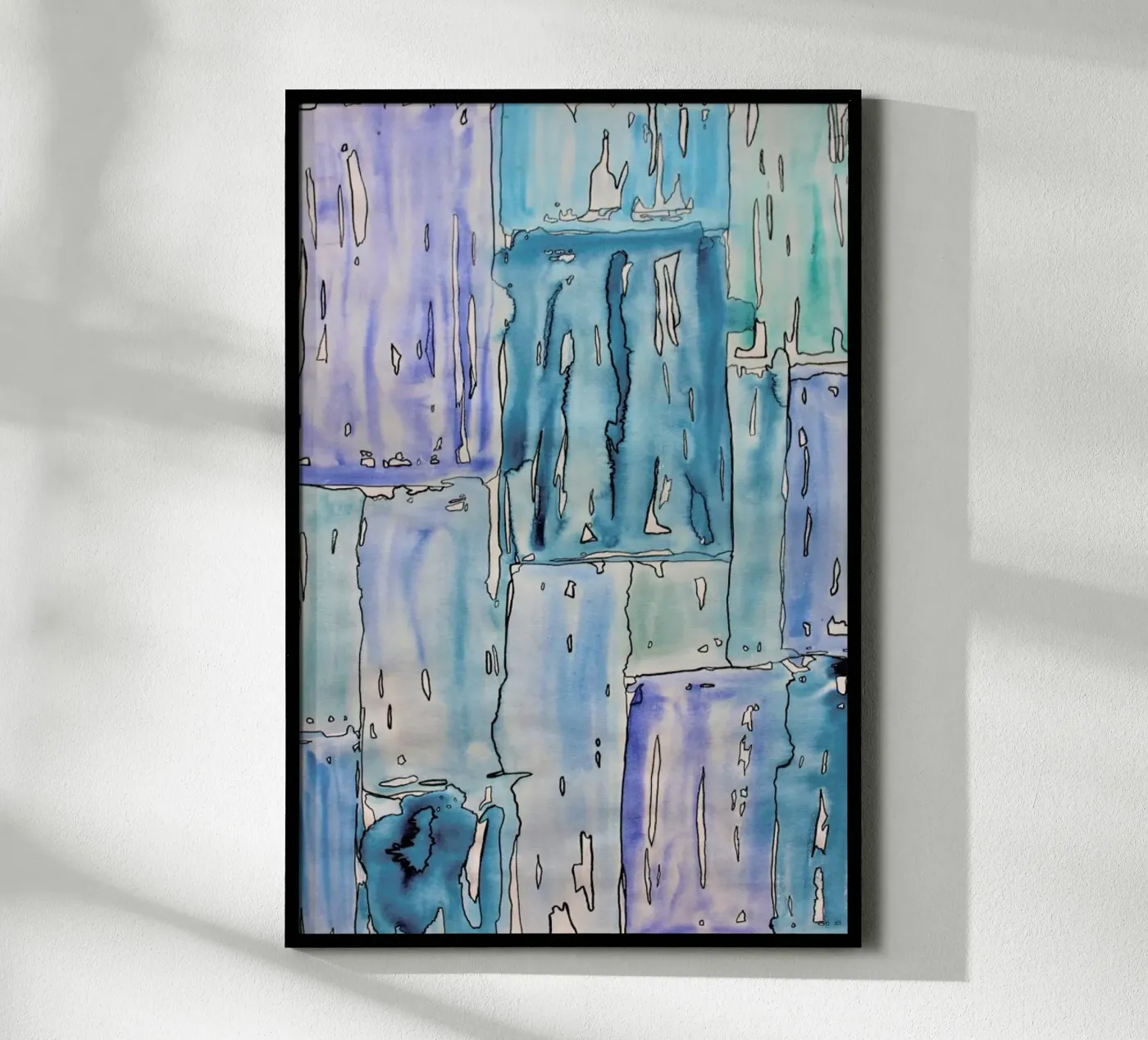 COLOUR-CODE BLUE poster van FRITSCH&FRITSCH