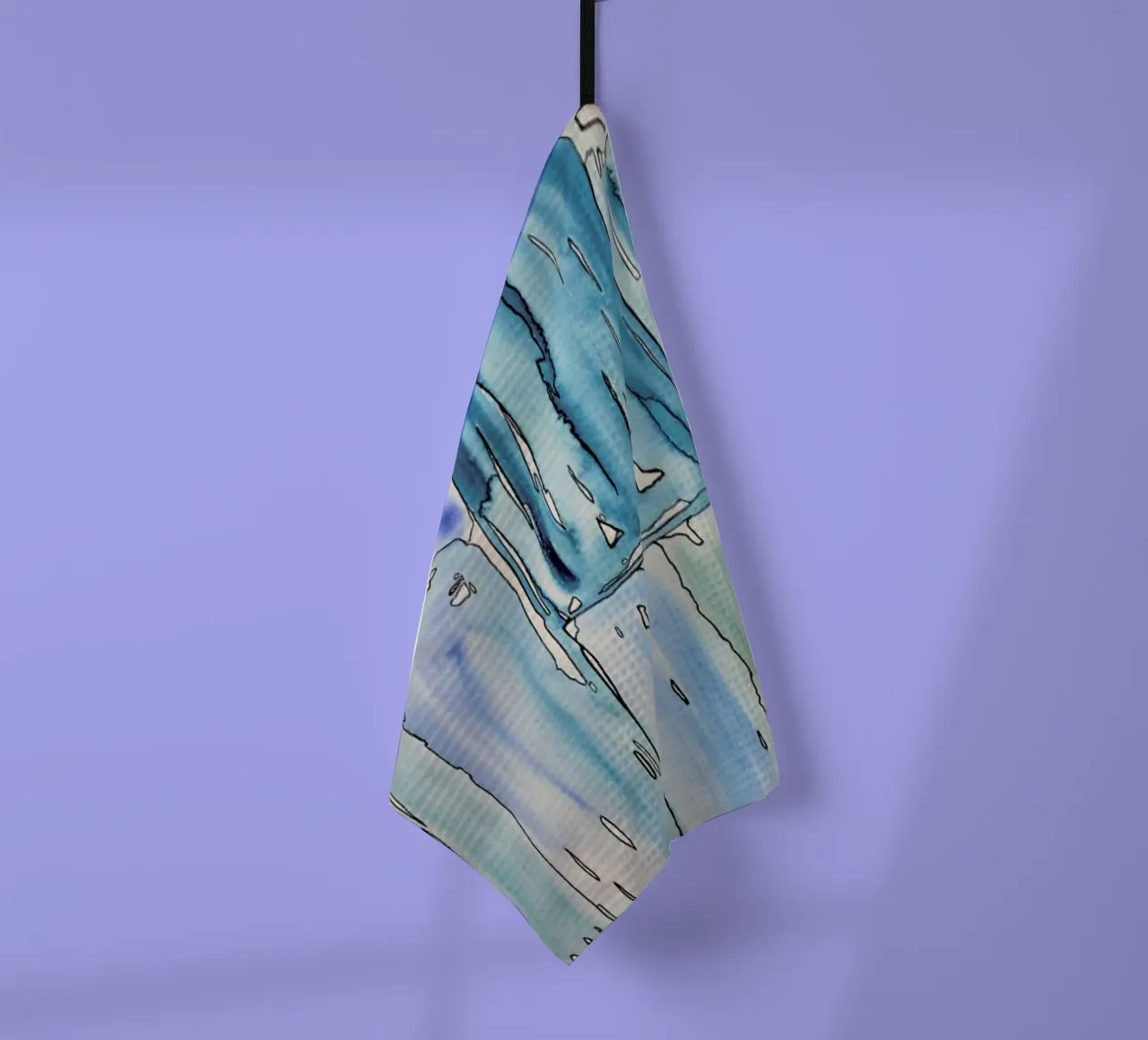 COLOUR-CODE BLUE Geschirrtuch von FRITSCH&FRITSCH