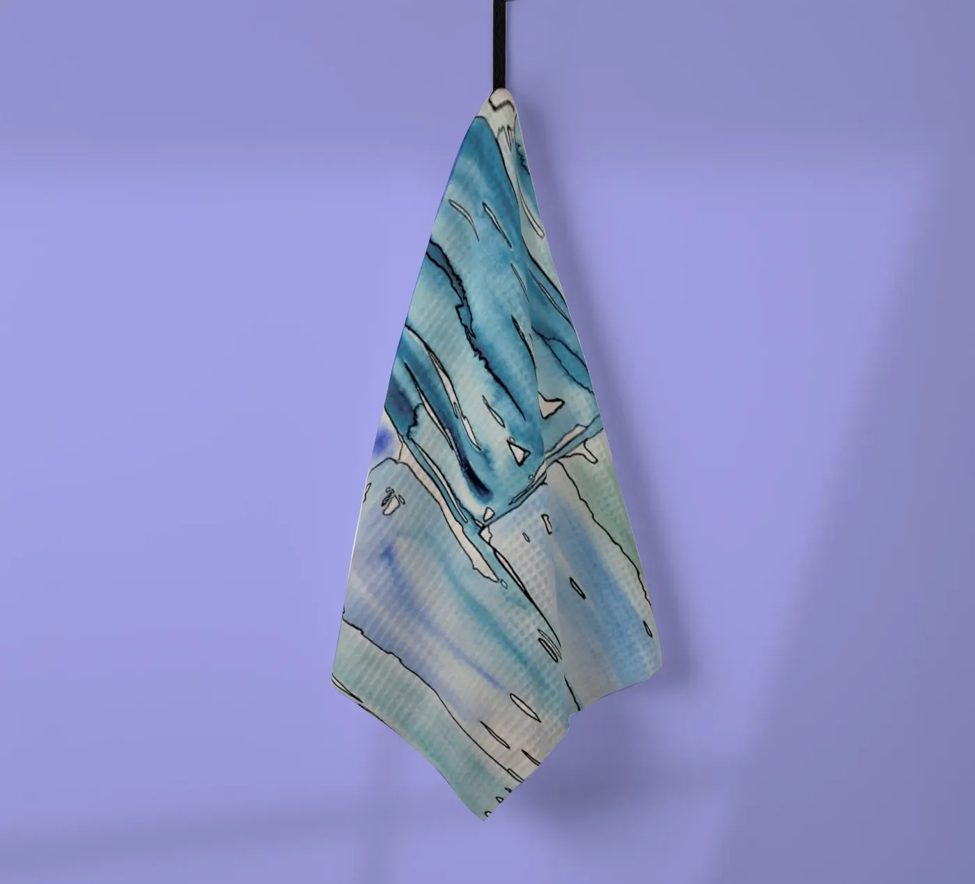 COLOUR-CODE BLUE torchon de FRITSCH&FRITSCH