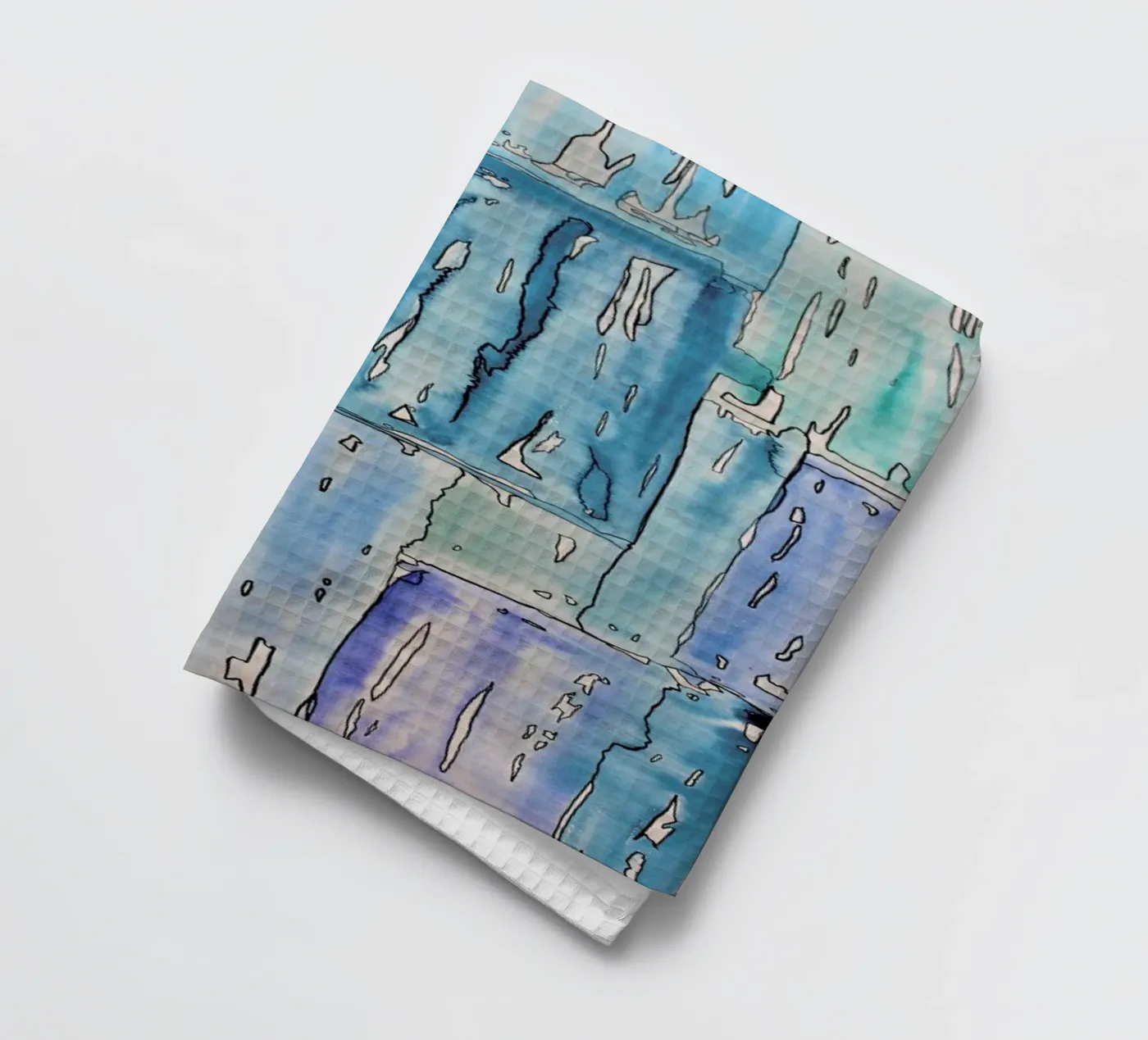 COLOUR-CODE BLUE torchon de FRITSCH&FRITSCH