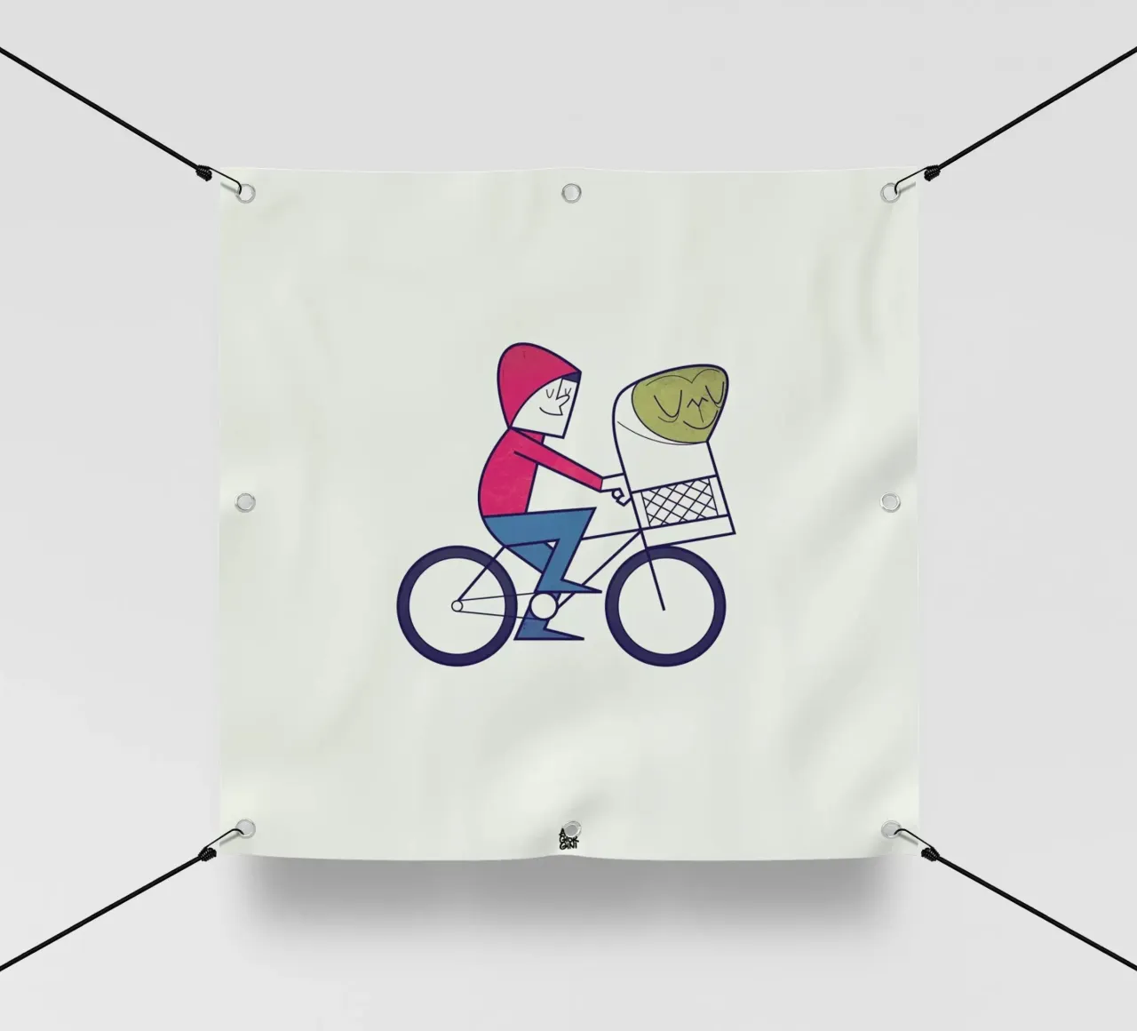 I believe in you telo in pvc da Ale Giorgini
