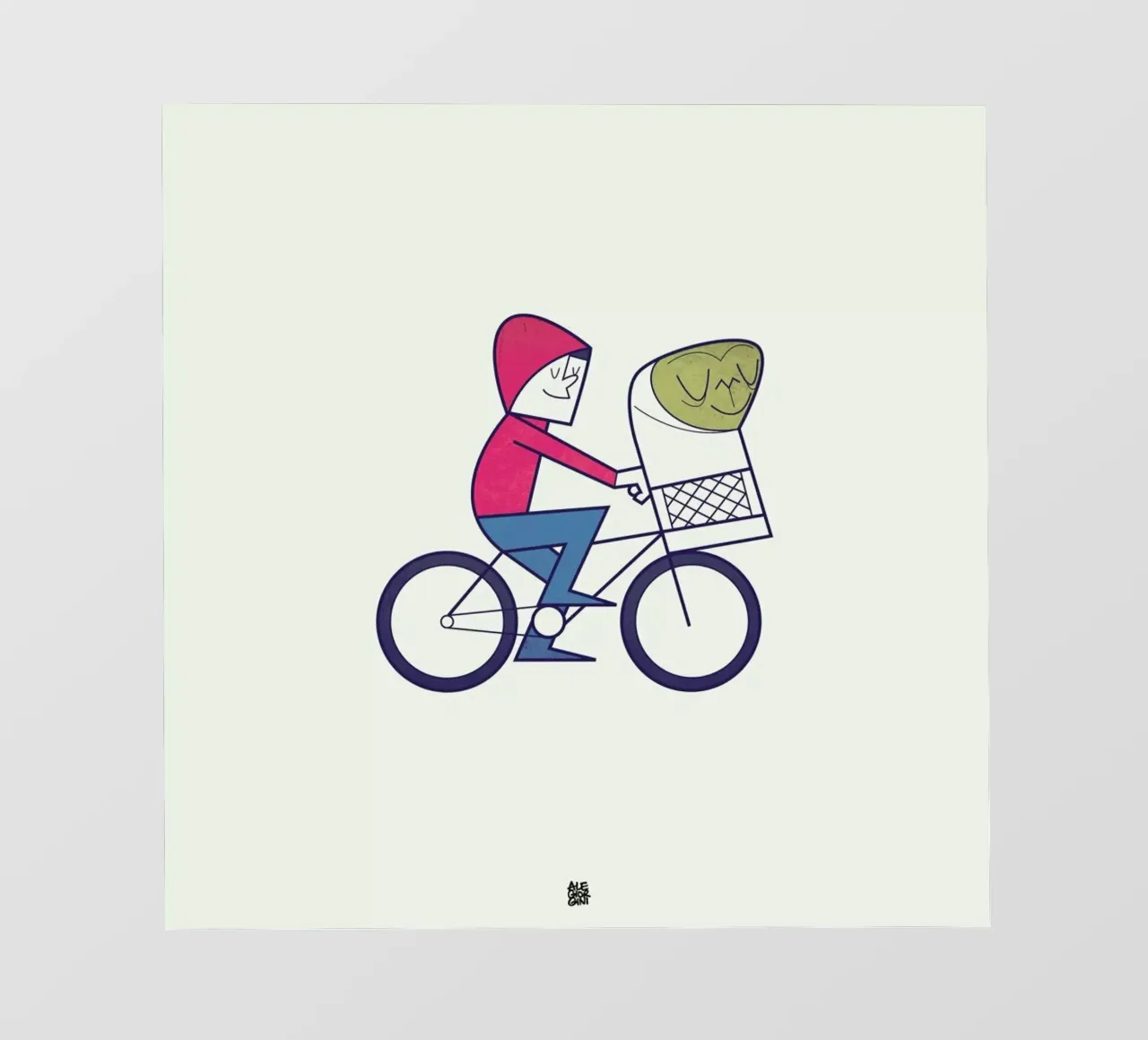 I believe in you telo in pvc da Ale Giorgini