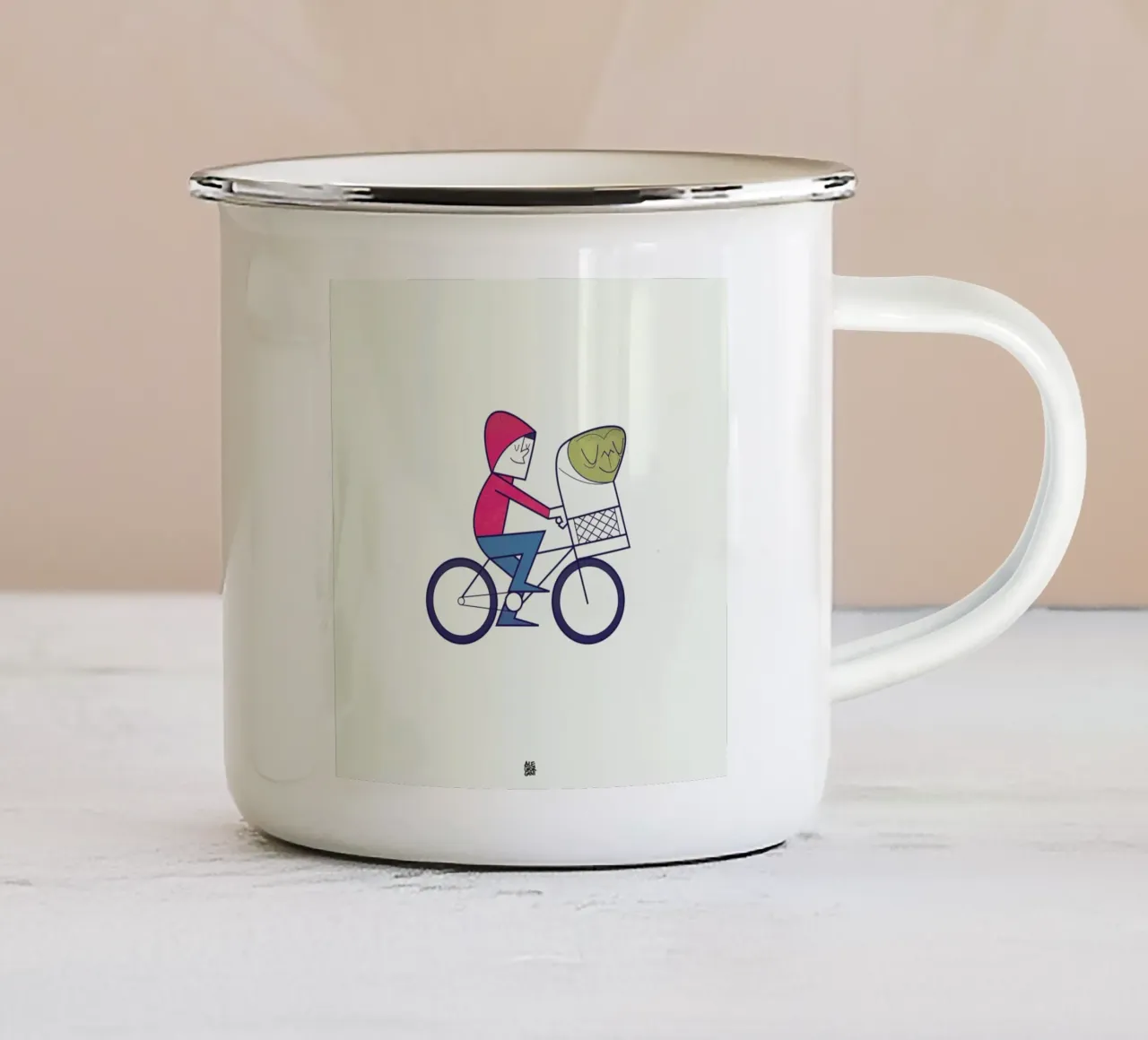 I believe in you tazza in smalto da Ale Giorgini