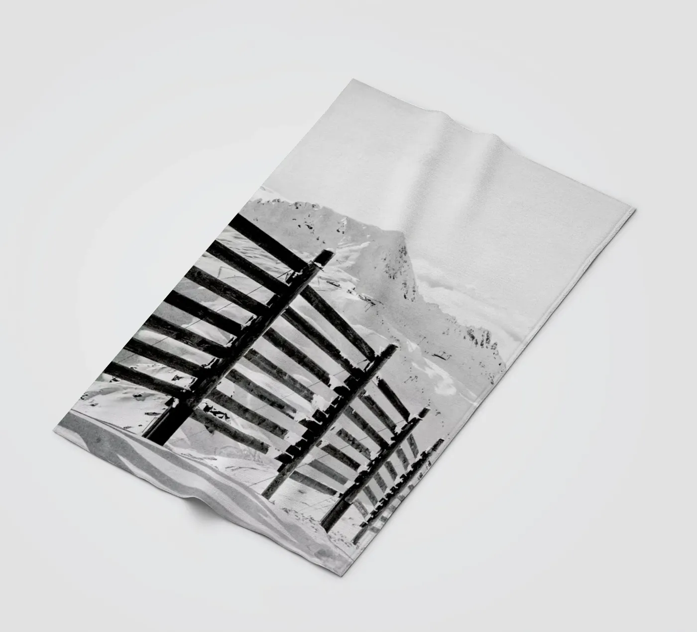 Going Down Hill fleecedeken van Victoria Frost