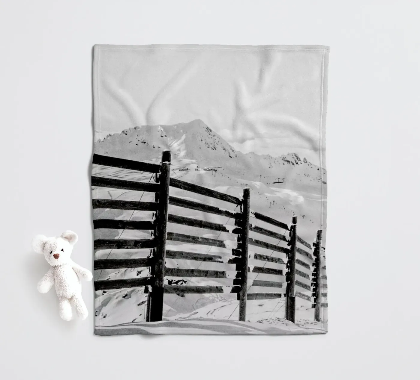 Going Down Hill fleecedeken van Victoria Frost