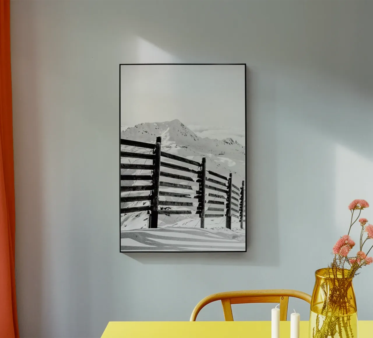 Going Down Hill acrylic glass by Victoria Frost