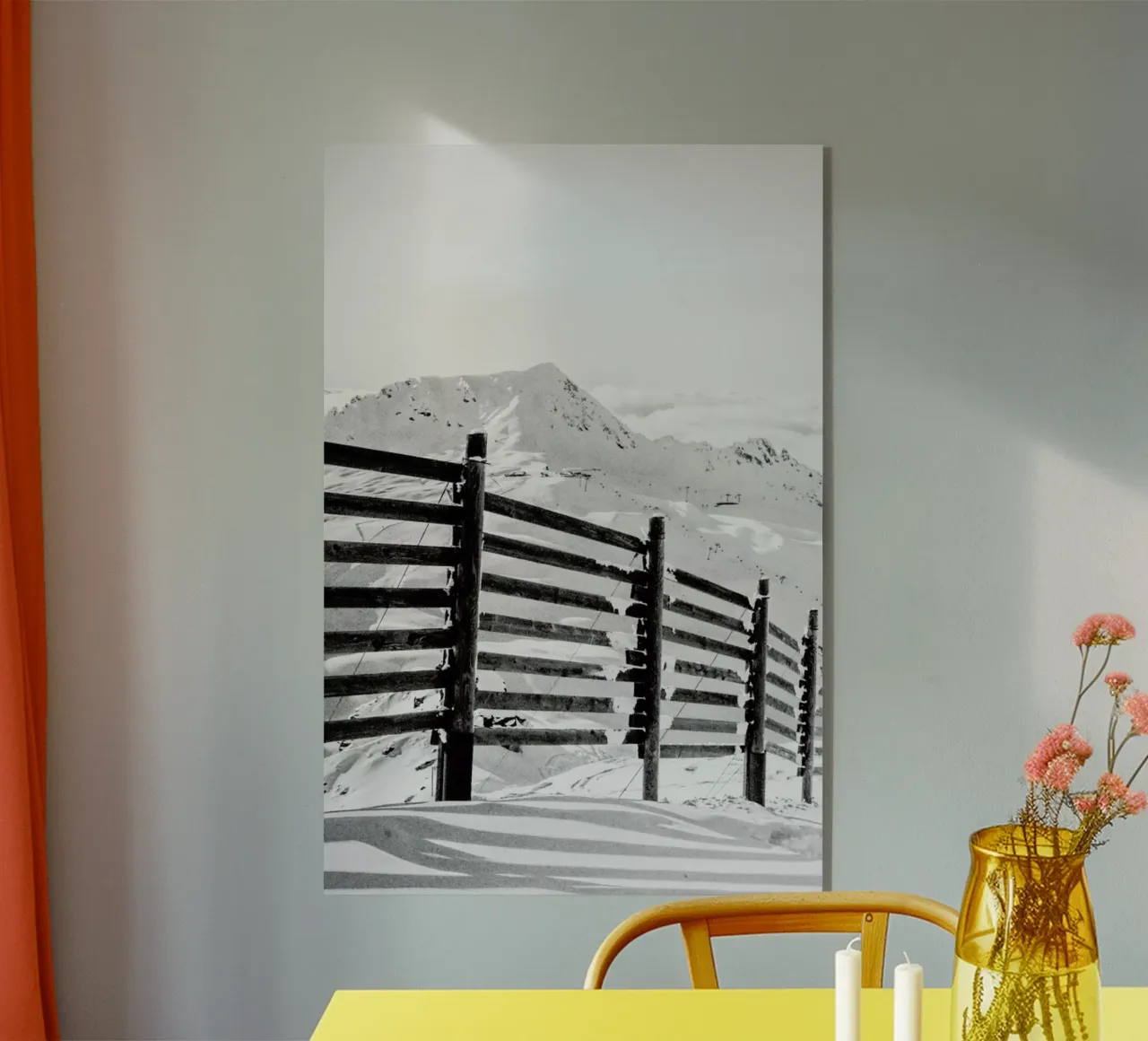 Going Down Hill acrylic glass by Victoria Frost