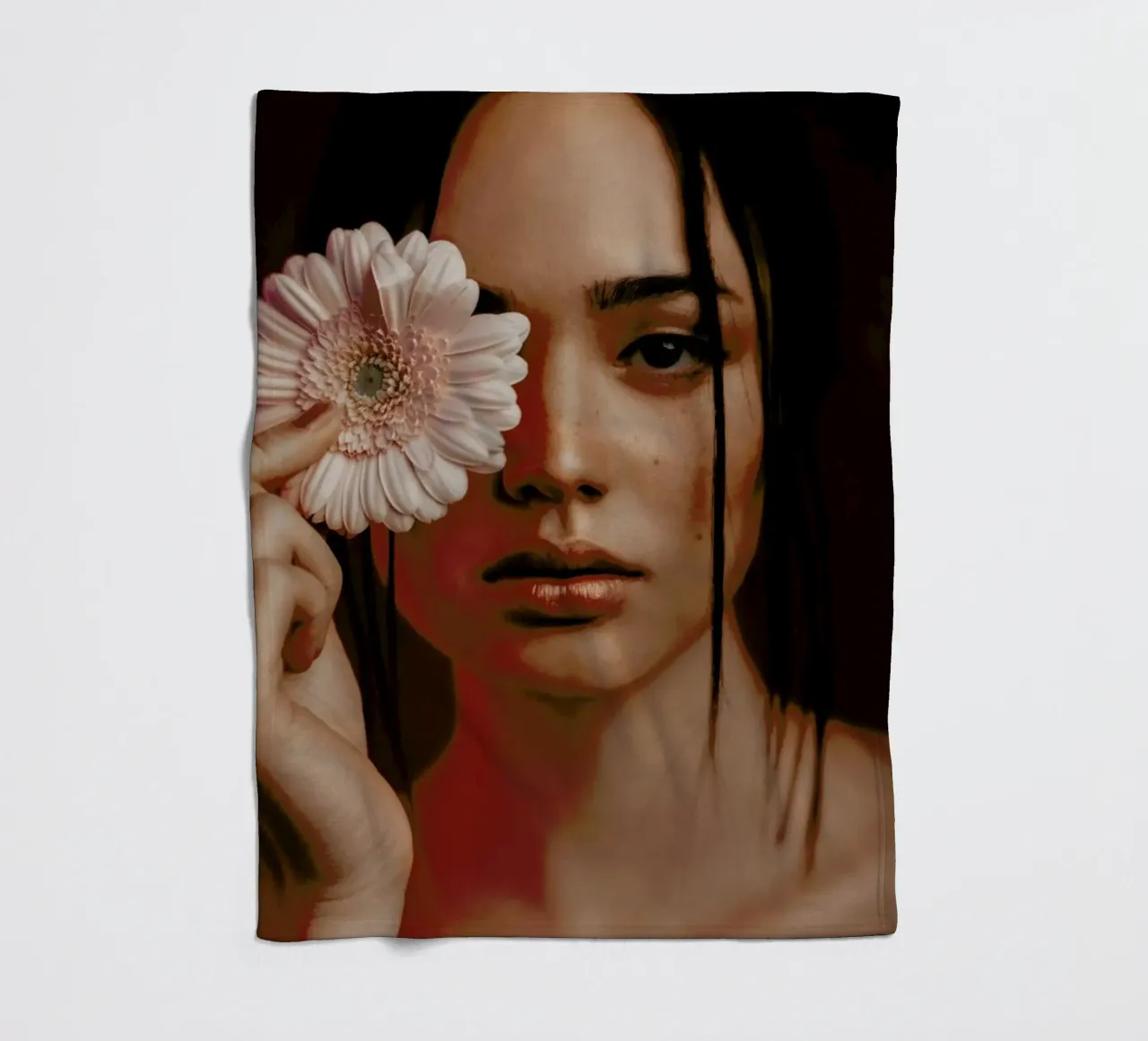 Flower II coperta in pile da Sebastian Hilgetag