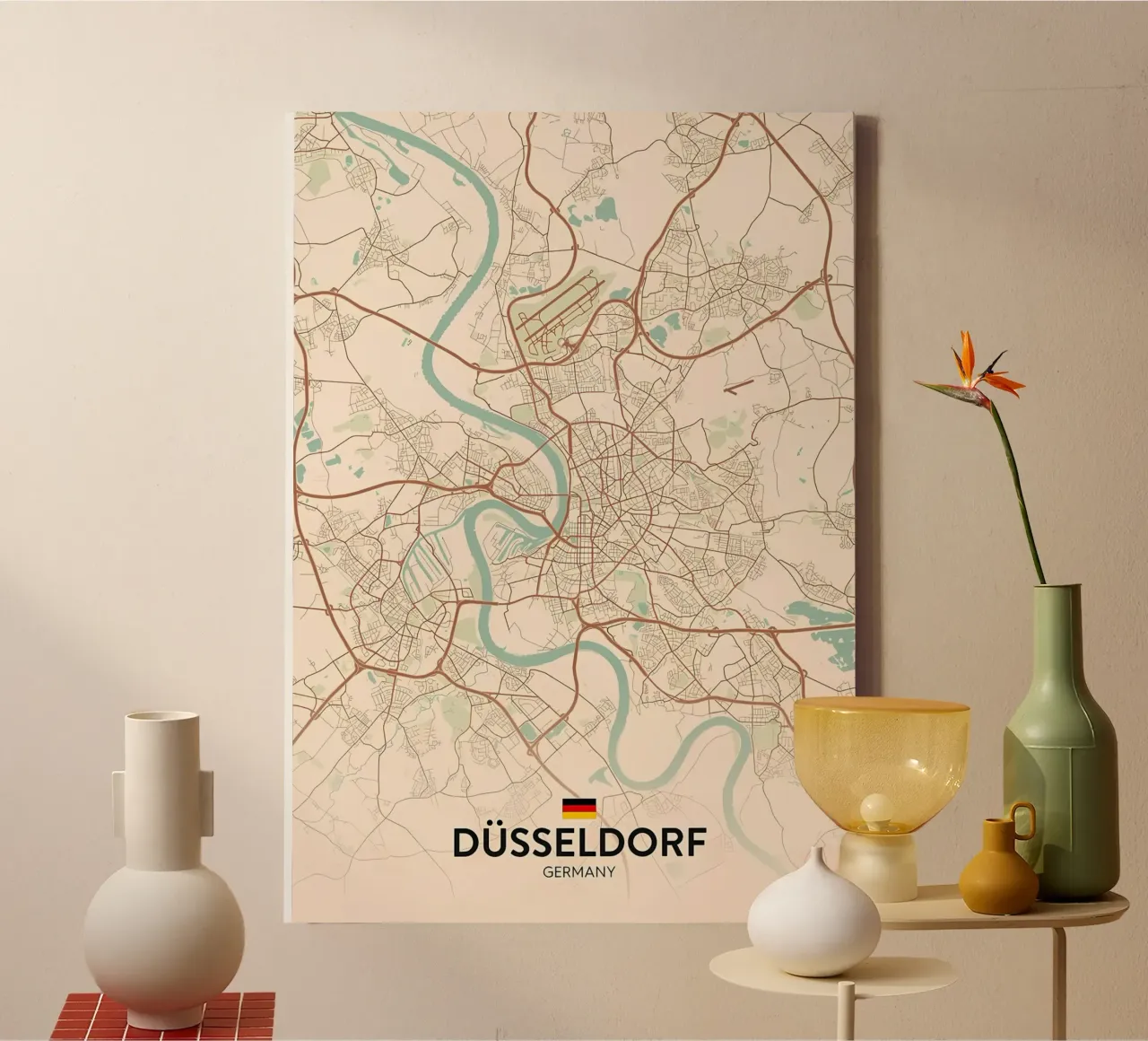 Dusseldorf DE tela con Cornice a cassetta da Jacob W MICKELSON