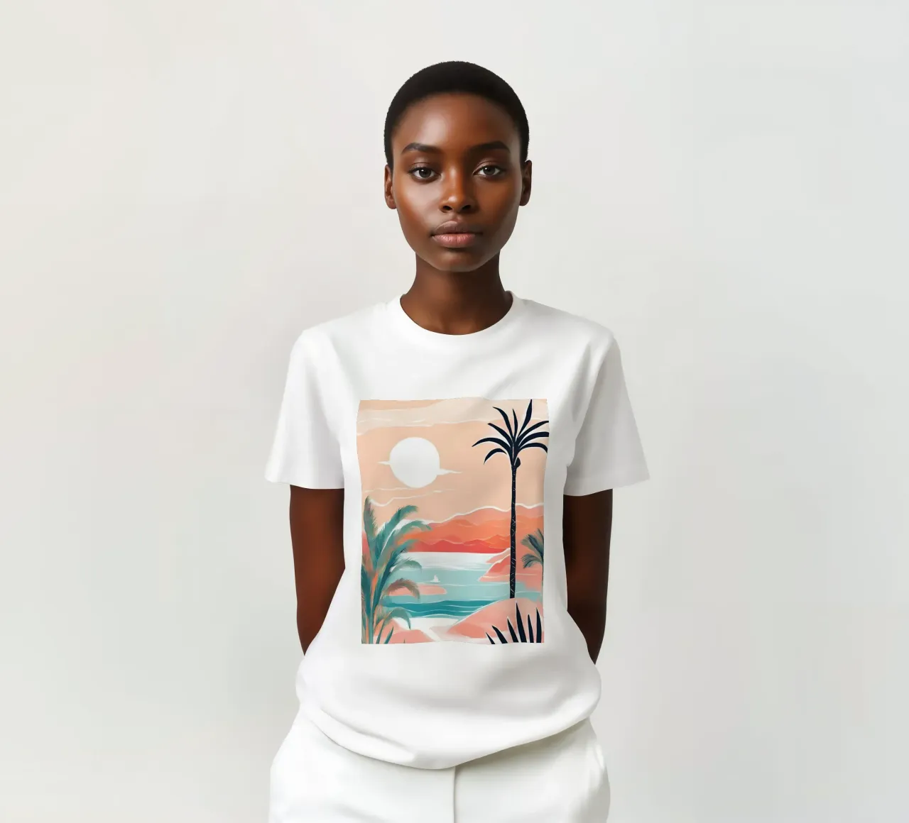 Summer beach t-shirt da Ohkimiko