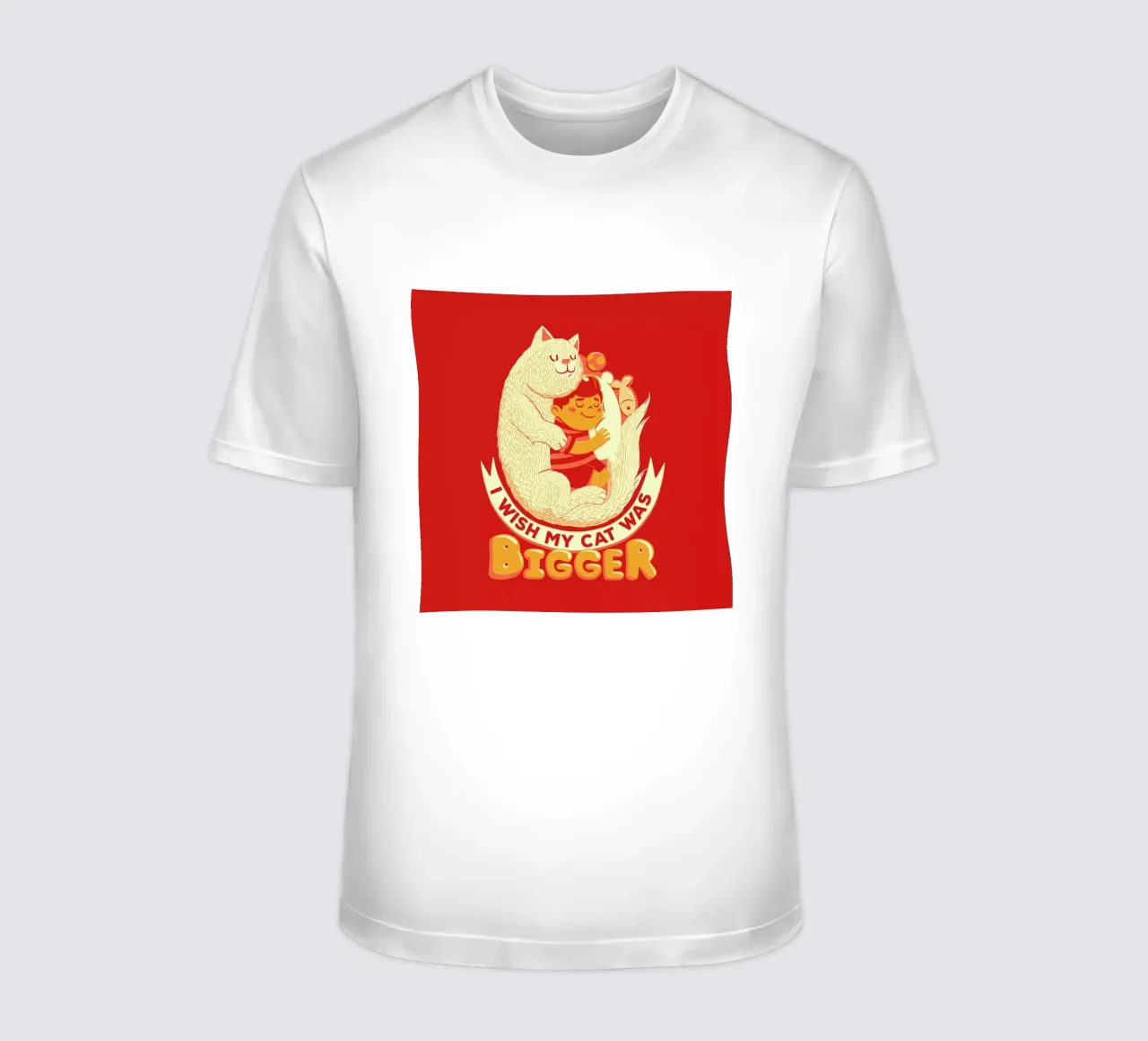 I Wish My Cat Was Bigger t-shirt da Tobe Fonseca