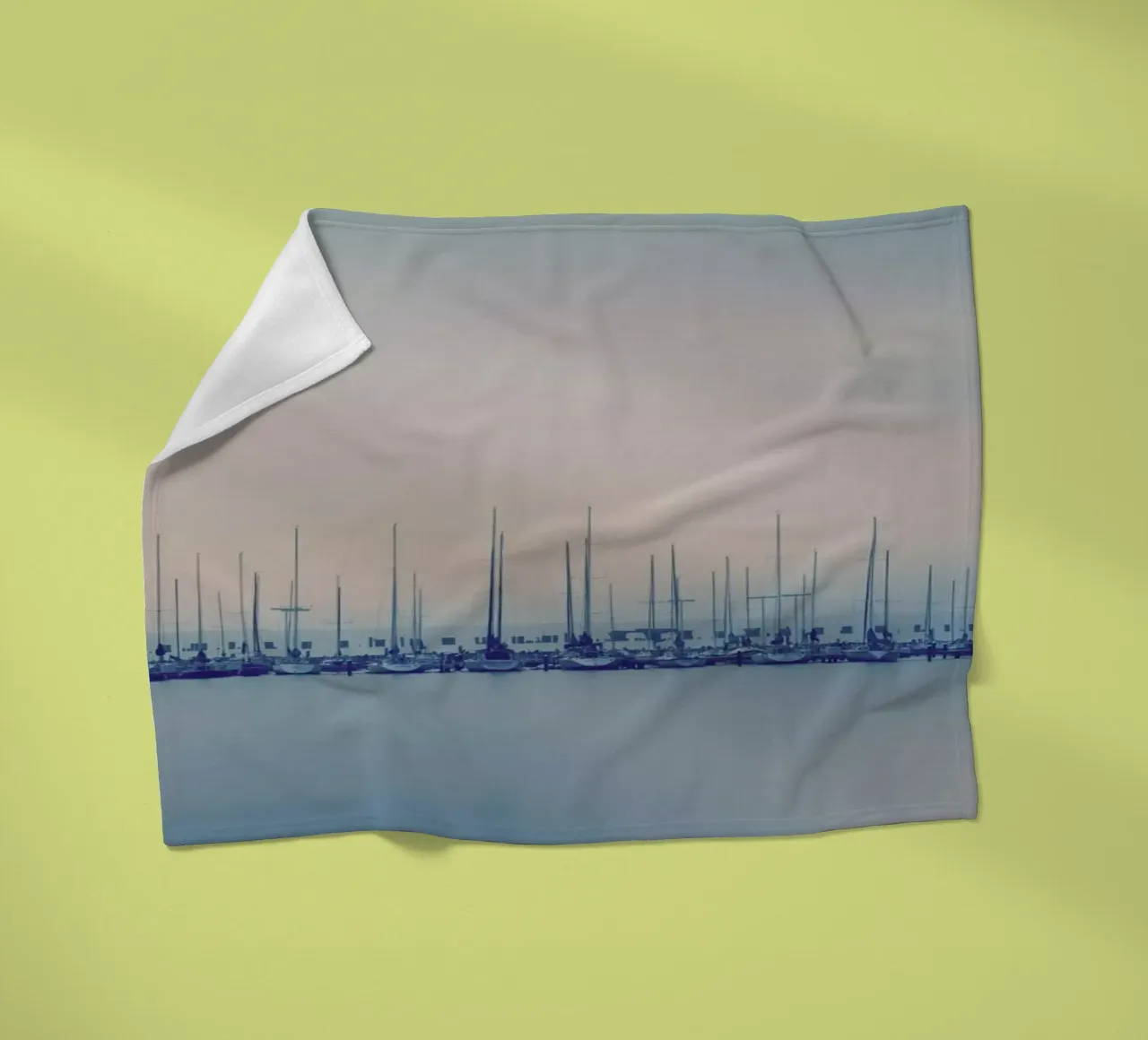 Sails fleece blanket by Robin Delean