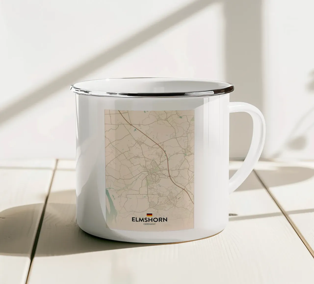 Elmshorn DE tazza in smalto da Jacob W MICKELSON