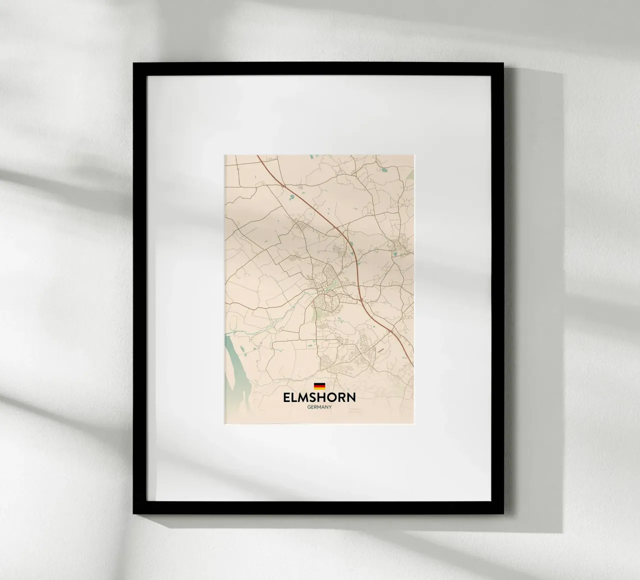 Elmshorn DE poster con telaio in plastica da Jacob W MICKELSON