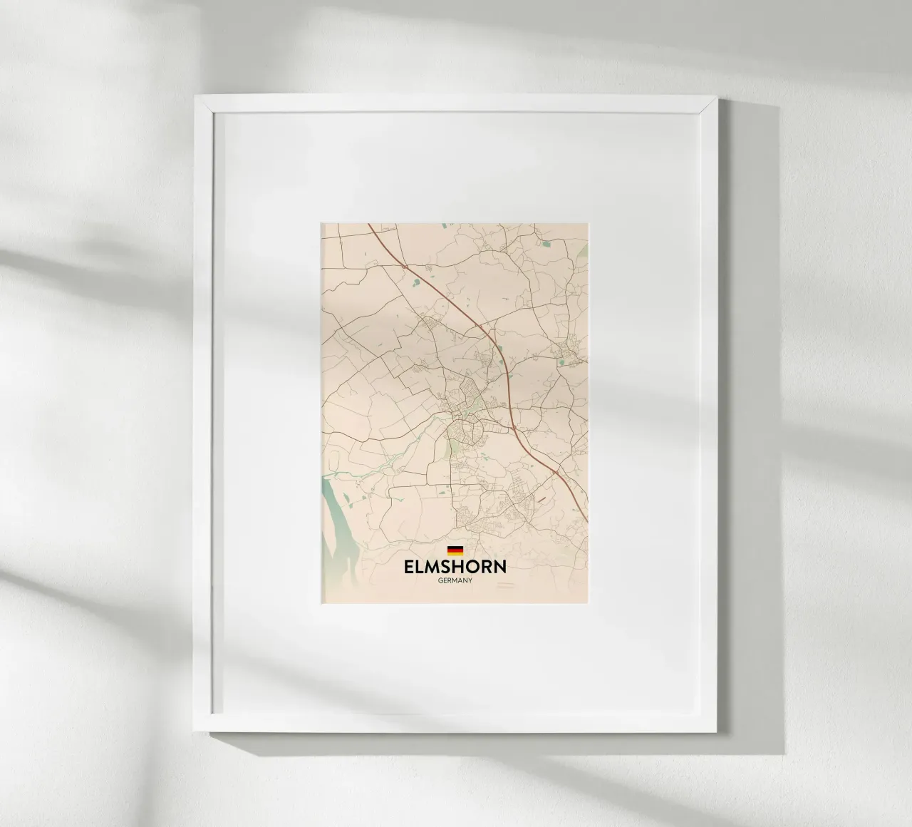 Elmshorn DE poster con telaio in plastica da Jacob W MICKELSON