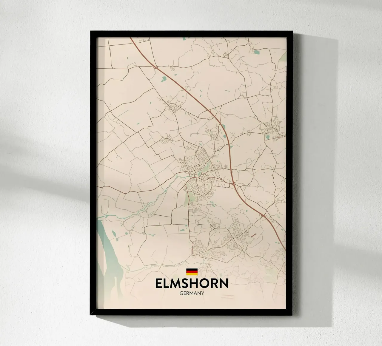Elmshorn DE poster con telaio in plastica da Jacob W MICKELSON