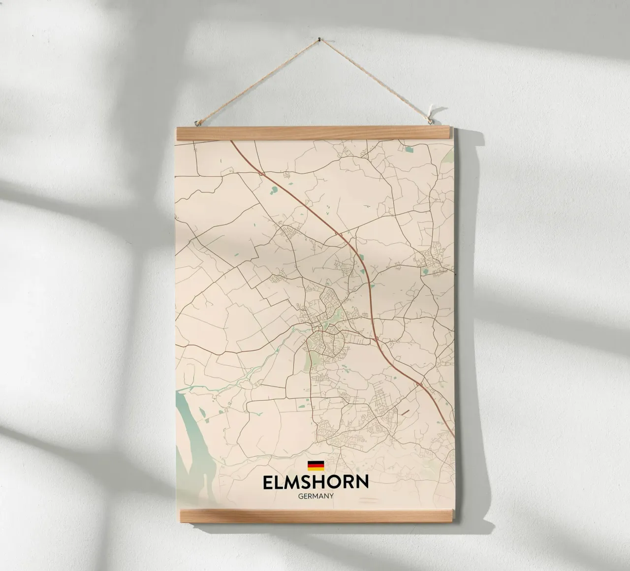 Elmshorn DE poster con telaio in plastica da Jacob W MICKELSON