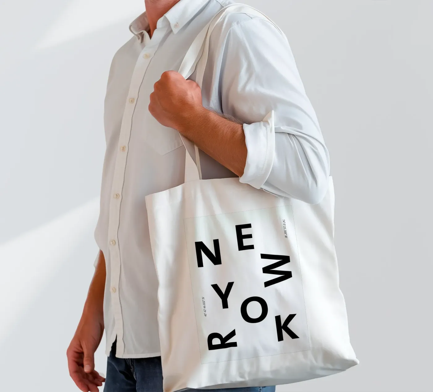 Cities - New York borsa in juta da typealive