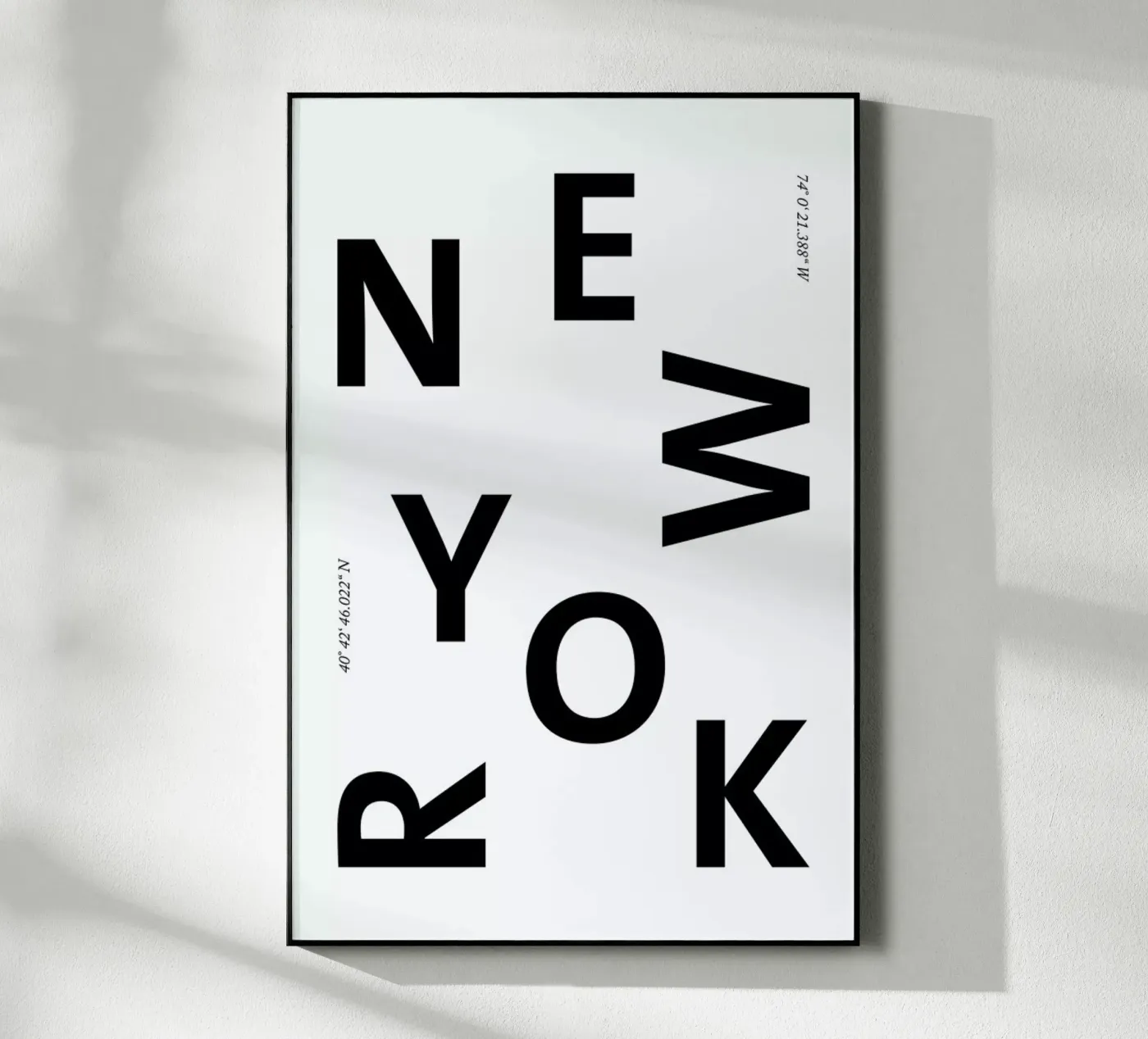 Cities - New York Acryl-Glas von typealive
