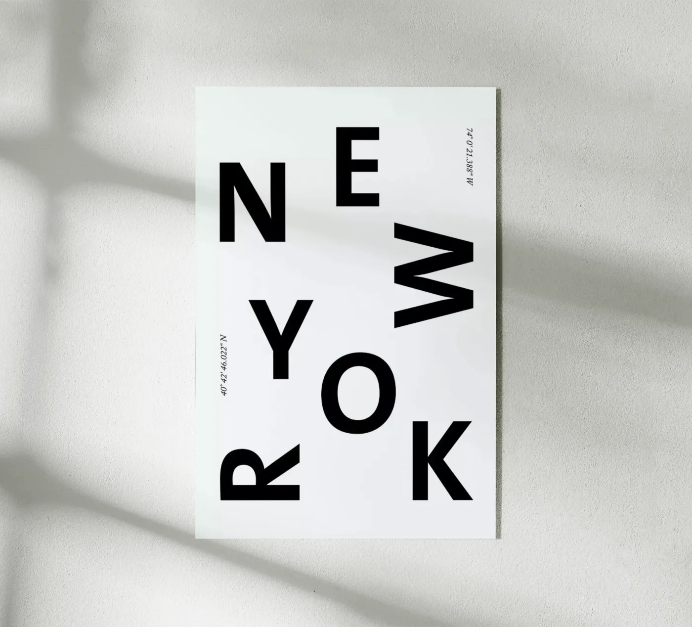 Cities - New York Acryl-Glas von typealive