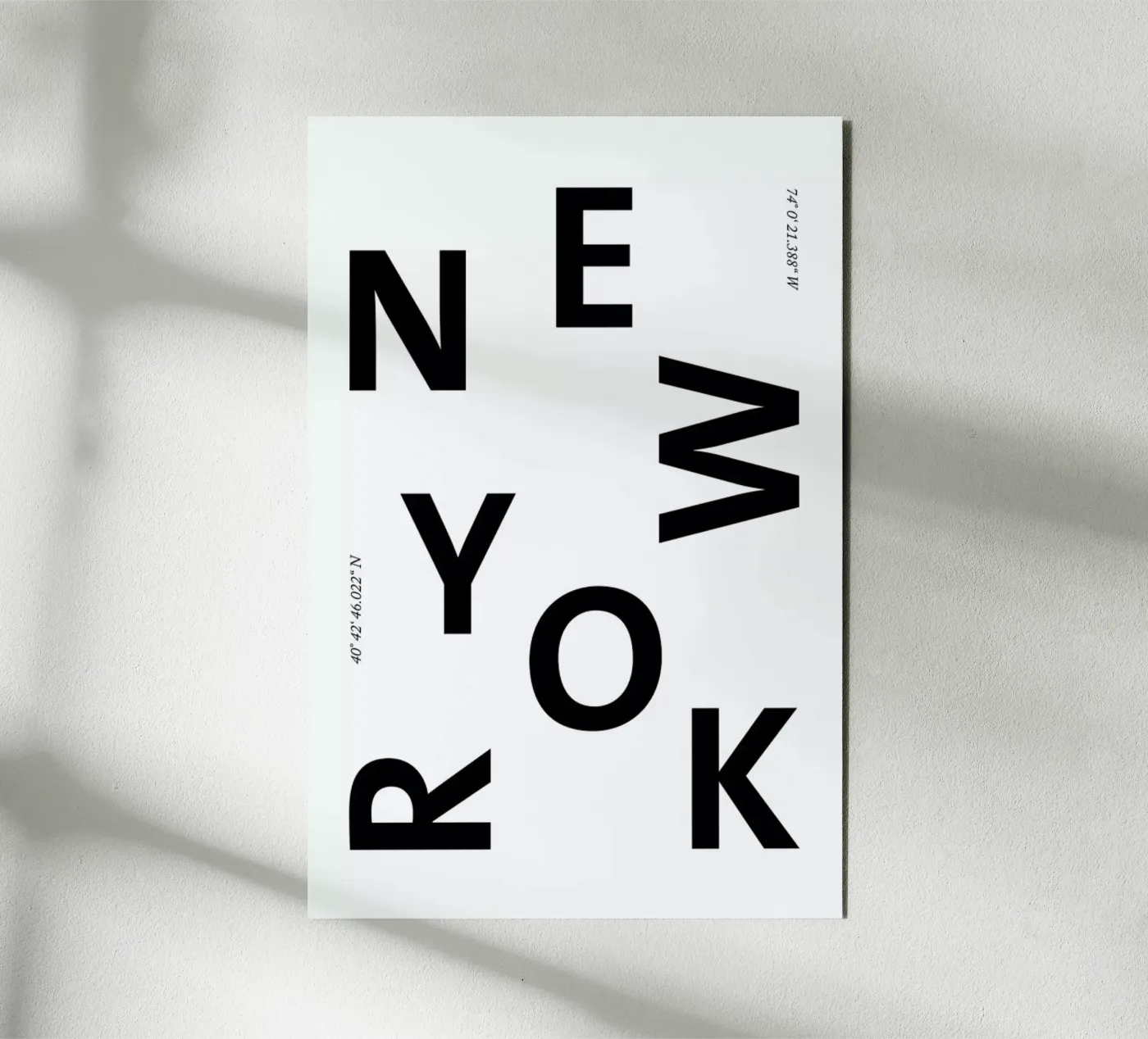 Cities - New York aluminium-dibond van typealive