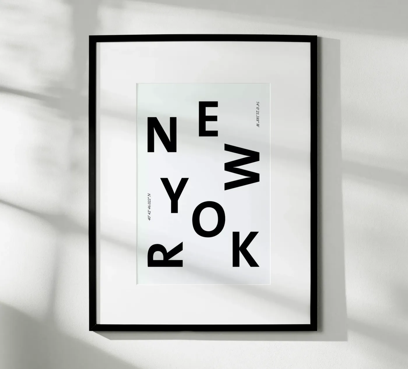 Cities - New York poster van typealive