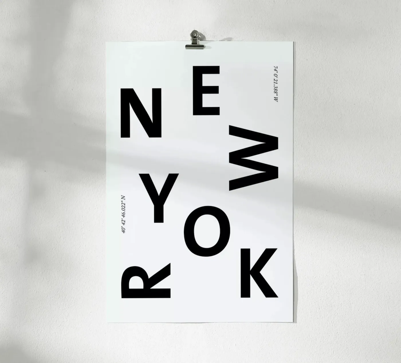 Cities - New York poster van typealive