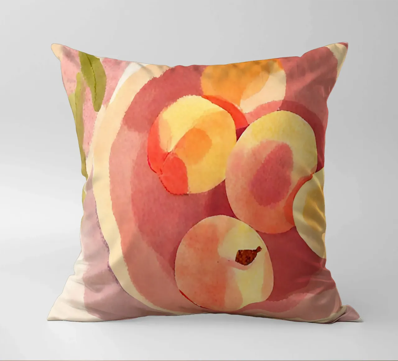 I love Peaches decorative cushion by Ohkimiko