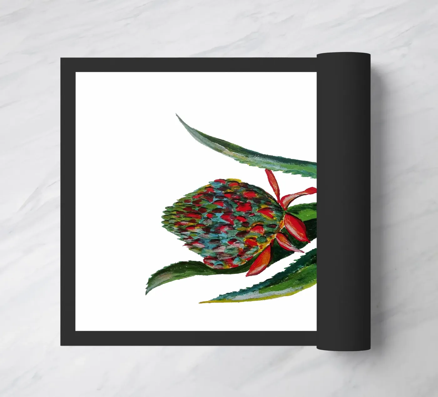Flower doormat by Femke Zwaan