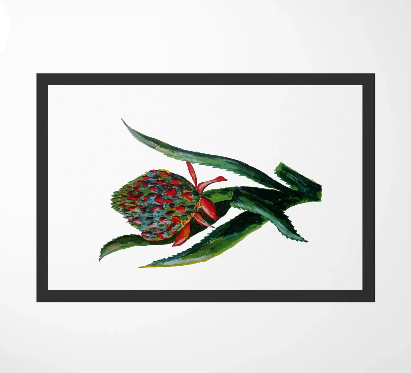 Flower doormat by Femke Zwaan