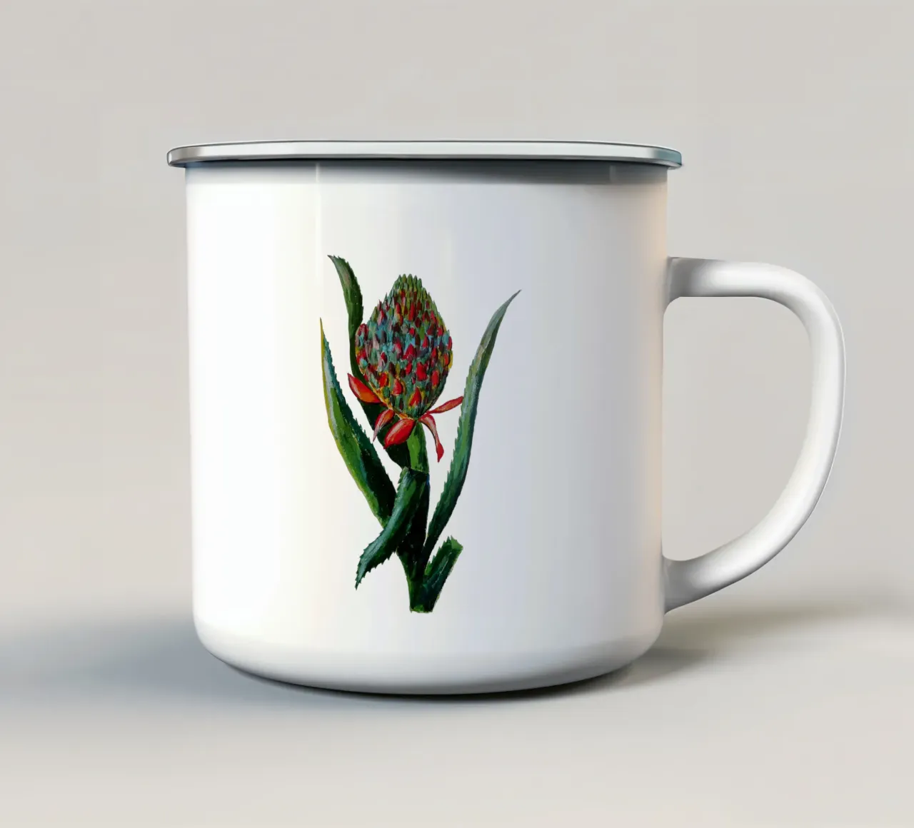 Flower tazza in smalto da Femke Zwaan