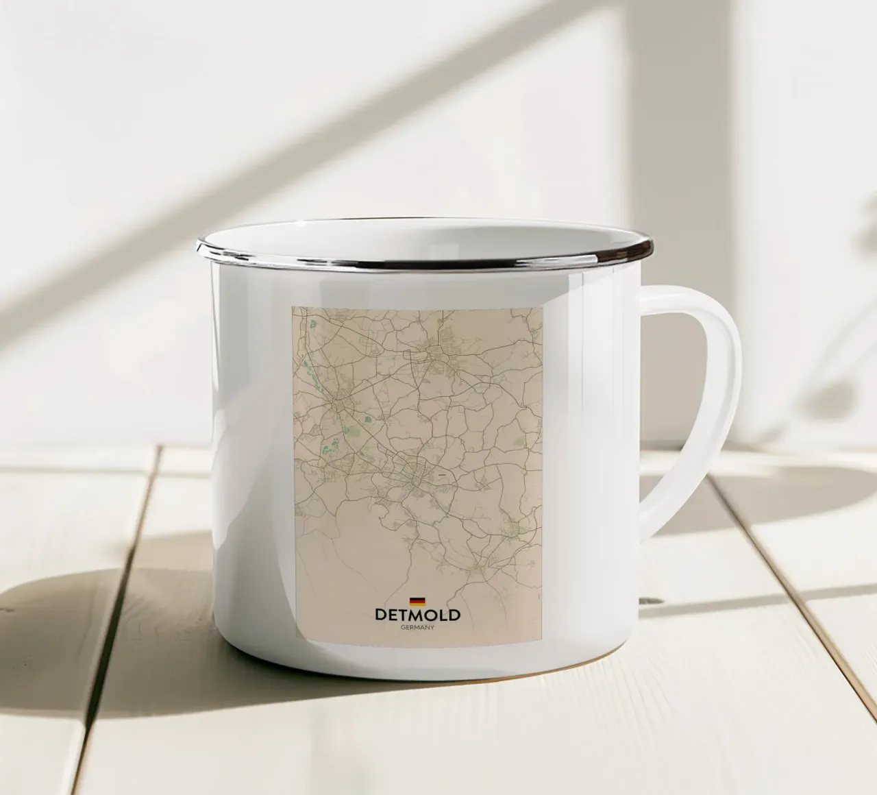 Detmold DE tazza in smalto da Jacob W MICKELSON