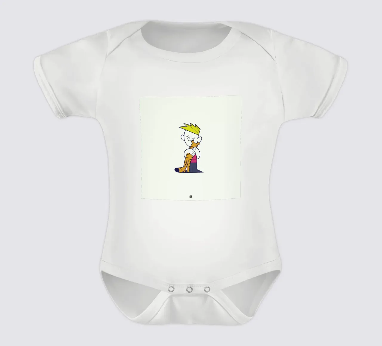 Let's go exploring the world together body neonato maniche corte da Ale Giorgini