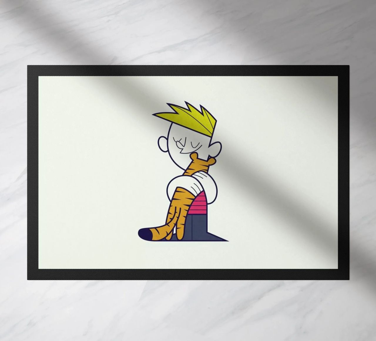 Let's go exploring the world together Fußmatte von Ale Giorgini