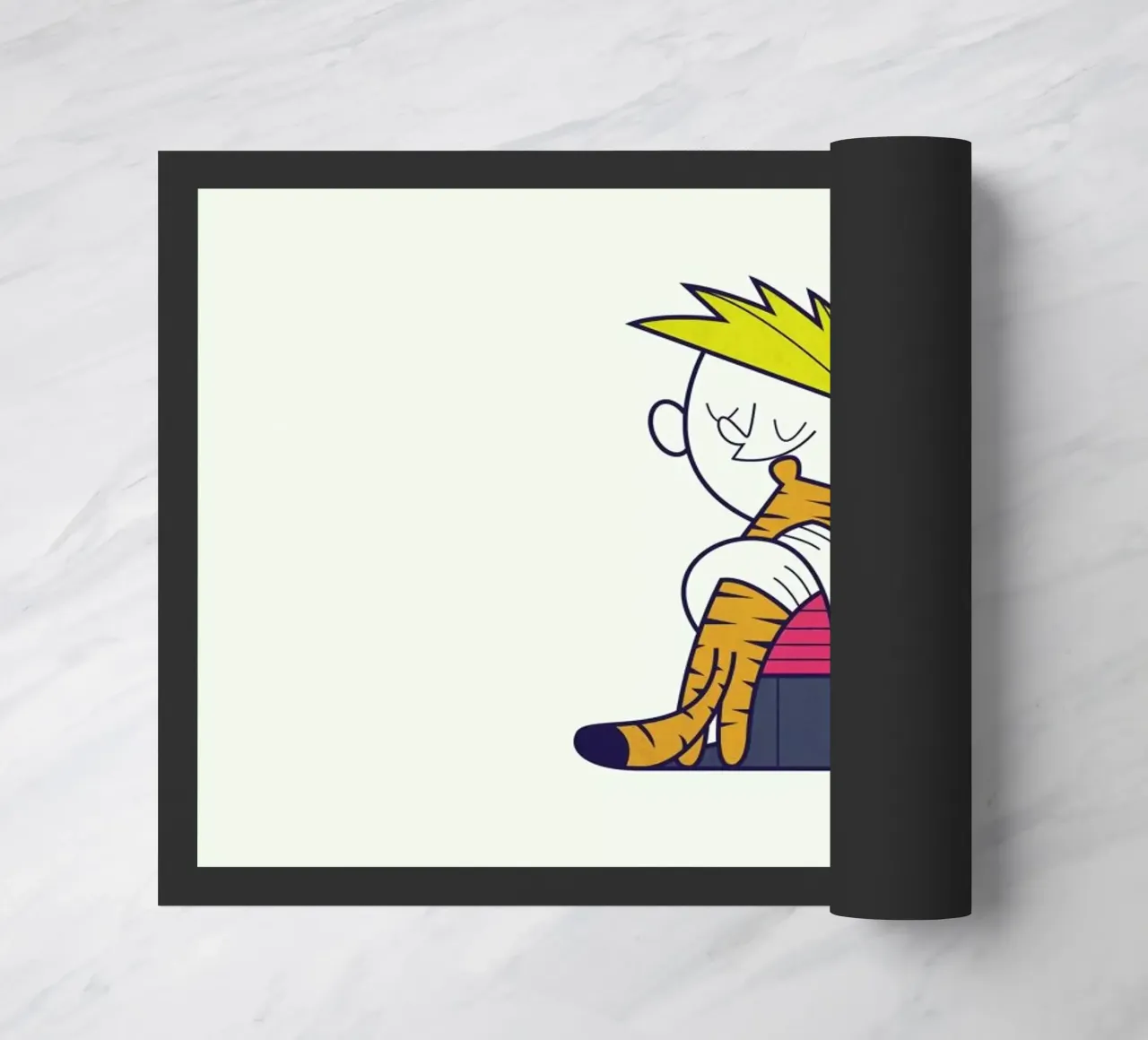 Let's go exploring the world together Fußmatte von Ale Giorgini