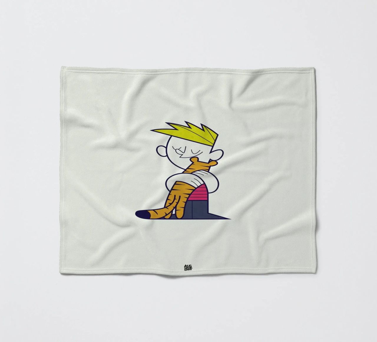 Let's go exploring the world together Fleecedecke von Ale Giorgini