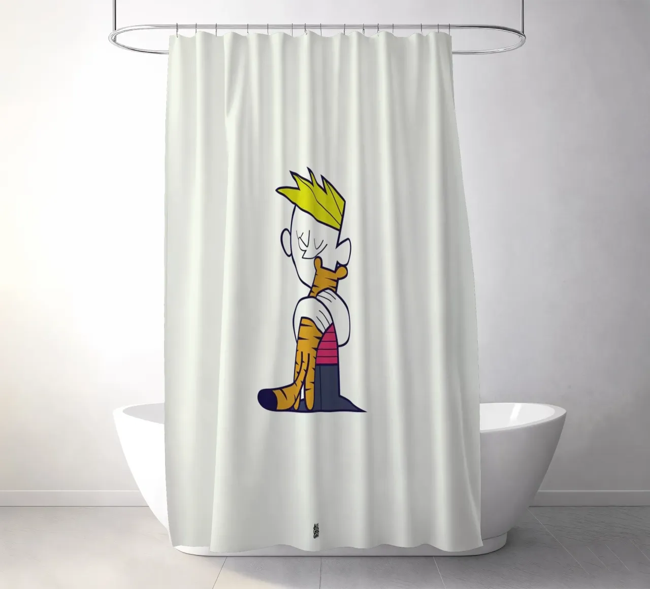 Let's go exploring the world together tenda da doccia da Ale Giorgini