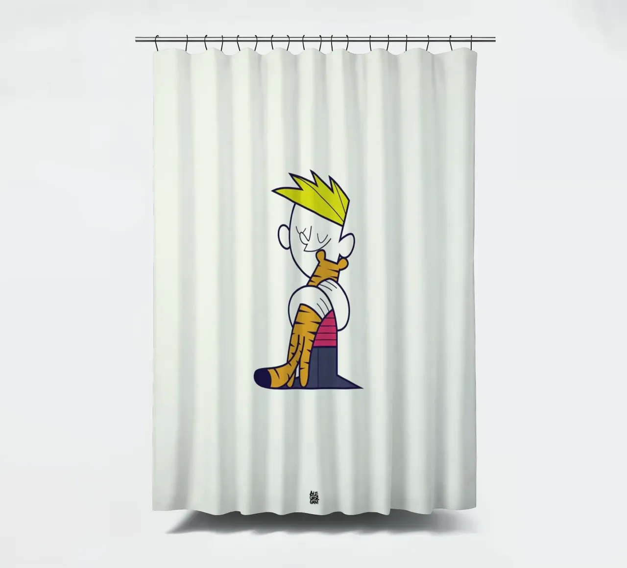 Let's go exploring the world together tenda da doccia da Ale Giorgini