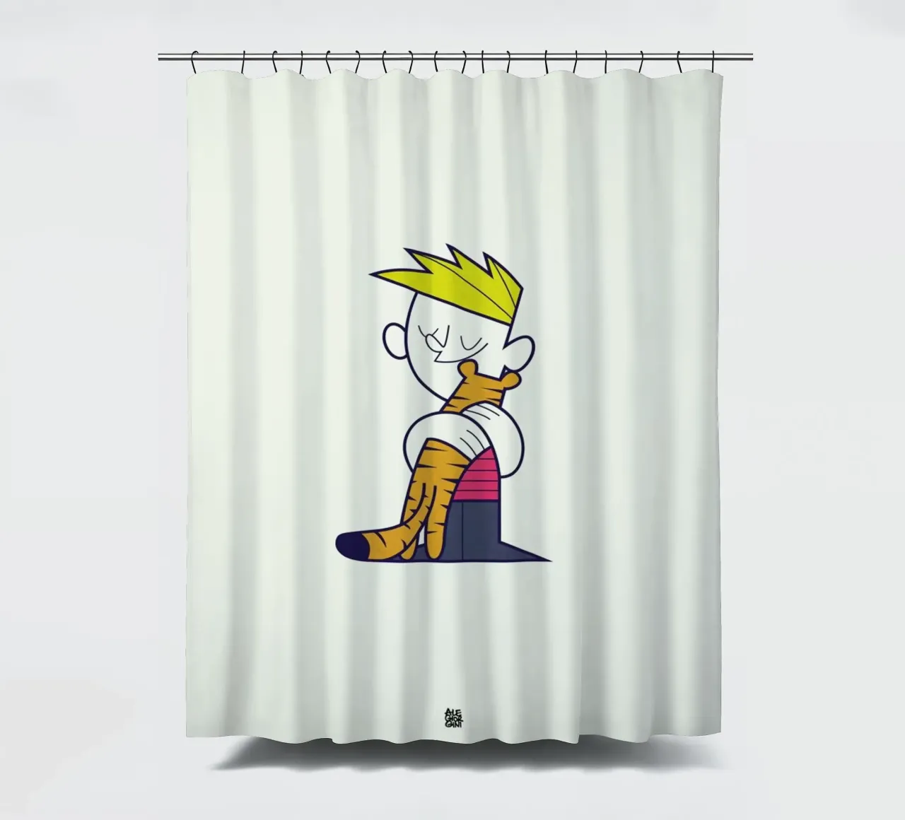 Let's go exploring the world together tenda da doccia da Ale Giorgini