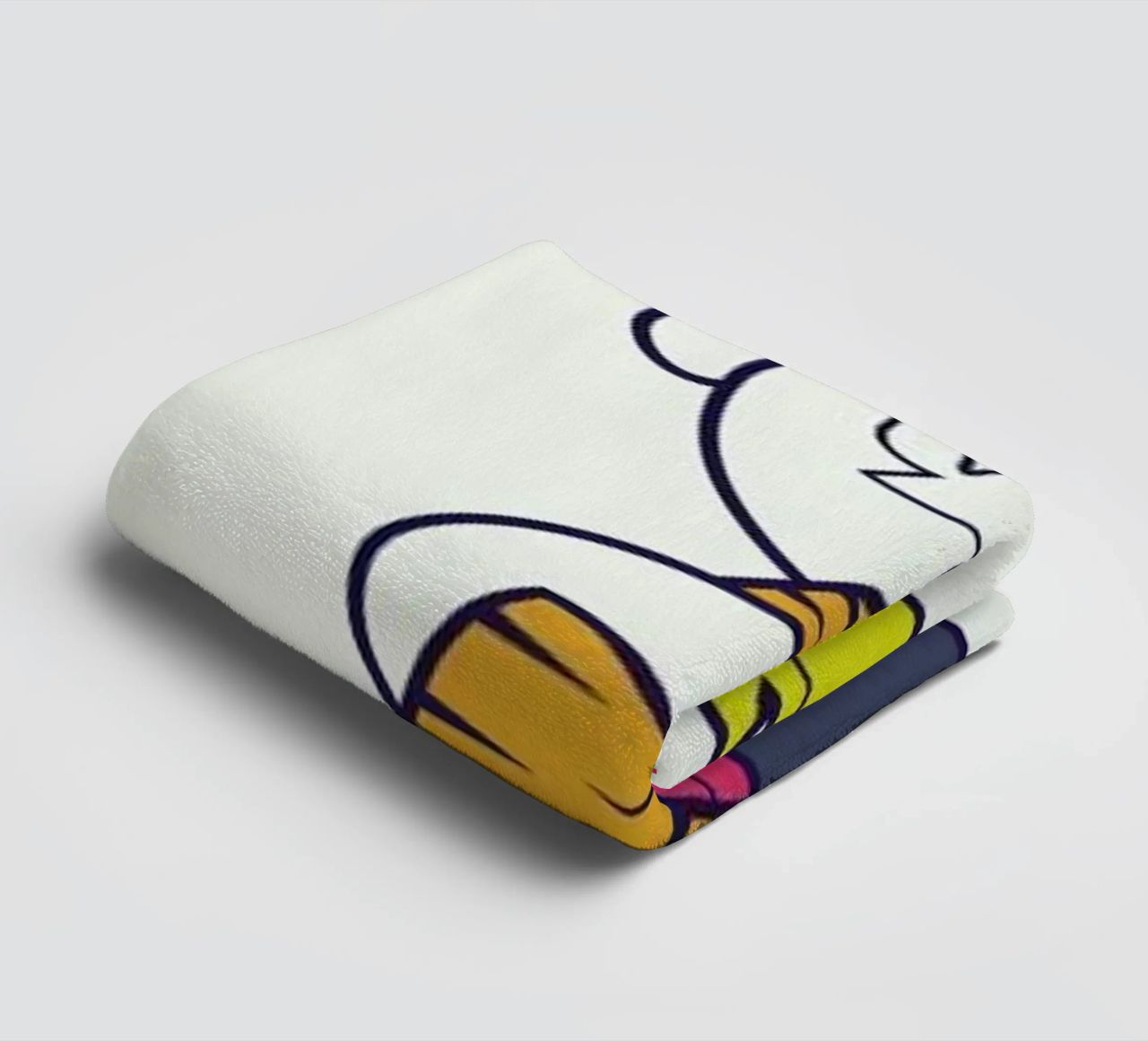 Let's go exploring the world together Handtuch von Ale Giorgini