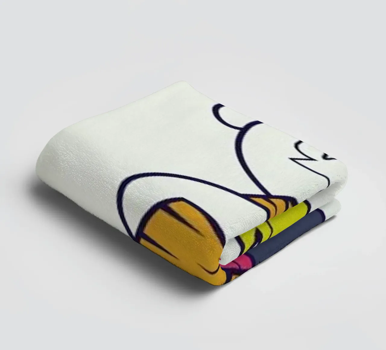 Let's go exploring the world together towel by Ale Giorgini